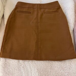 LOFT Tan Mini Skirt